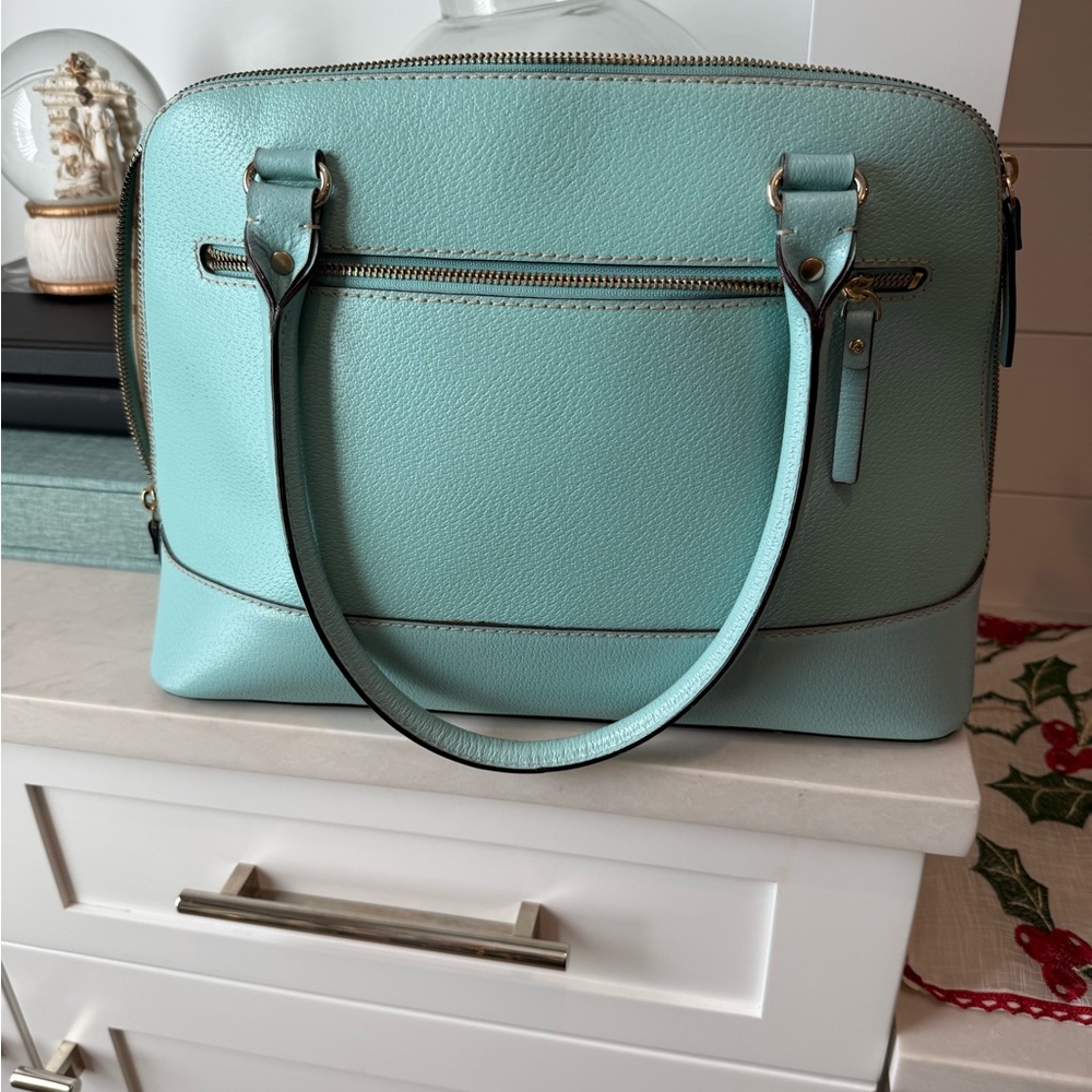 Kate Spade Robin’s Egg Blue Satchel Bag - Picture 2 of 5